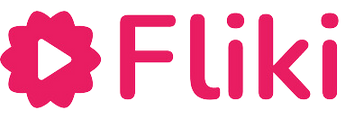 the fikki logo on a black background